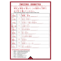 Ćwiczenia - formy masu, masen, mashou JLPT N5 / N4