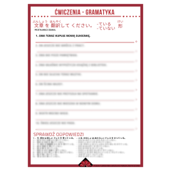 Ćwiczenia - formy przeszłe, łączące, ciągłe, prośby